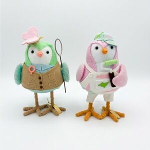 HTF Target Featherly Friends Pair: Zipp (2022) & Scribble (2025) Spring Birds